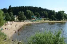 Lipno Černá v Pošumaví pláž