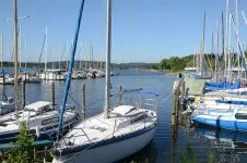 Lipno plachetnice Černá v Pošumaví