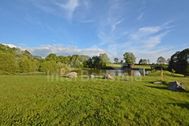 Rybník Hraštice 550 m od chalupy