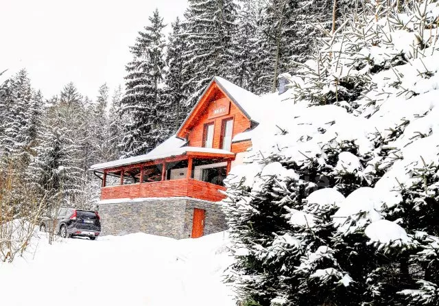Chalupa Horní Orlice - zima
