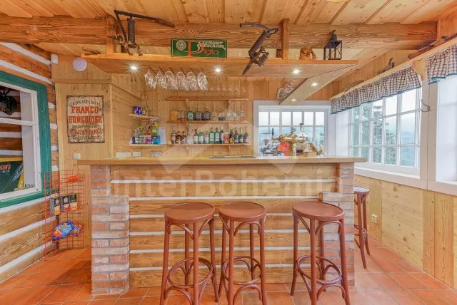 Součástí verandy je bar