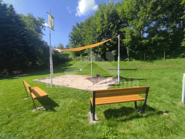 Pískoviště v areálu koupaliště Sehma