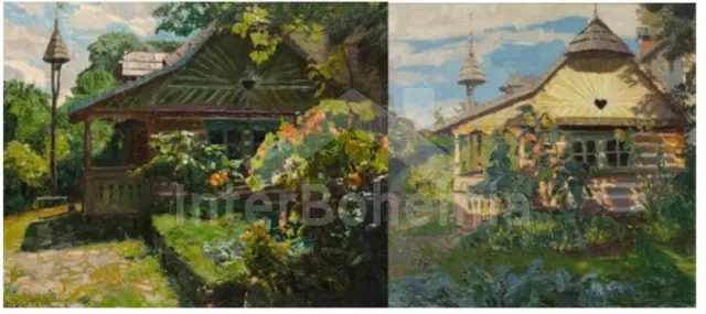 Nakreslil malíř Alois Kalvoda. Originál obrazu je uložen v galerii výtvarného umění v Chebu.